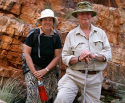Jane with Major General Michael Jeffery
