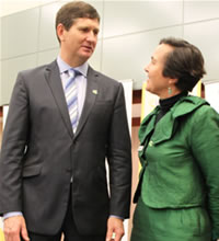 Lawrence Springborg and Jane Milburn